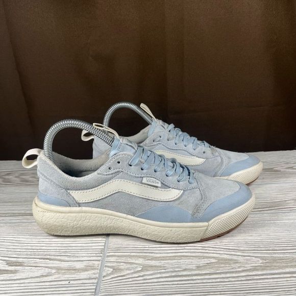 Vans Ultrarange EXO Light Blue Suede Low Top Sneaker Skate Shoe Womens 7 - Picture 1 of 9